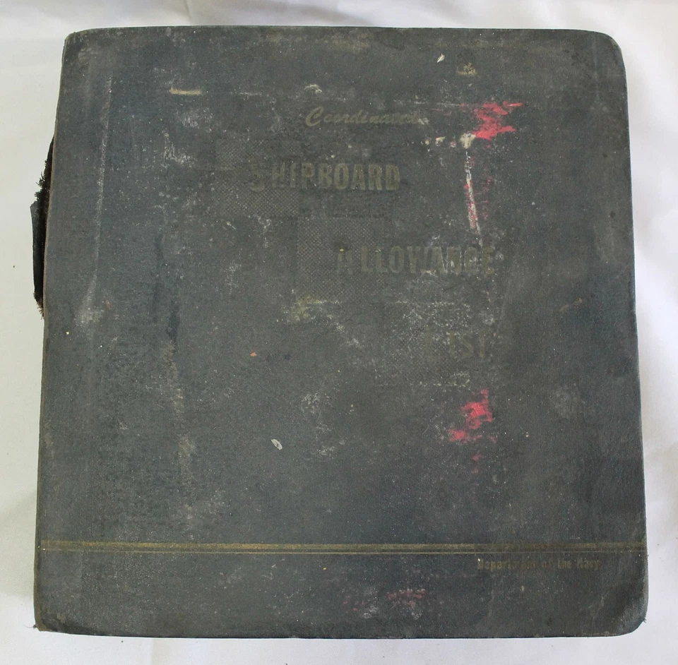 USS Taconnet (YTB-417) 1956 lista coordinada de asignación a bordo departamento de Marina Foto 1 de 4