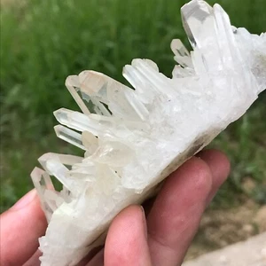 230g Natural Clear White Quartz Crystal Cluster Mineral Specimen Healing - Picture 1 of 13
