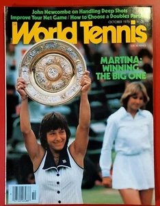 VTG 1978 World Tennis Magazine Martina Navratilova Wins 1st Wimbledon RARE - Picture 1 of 2