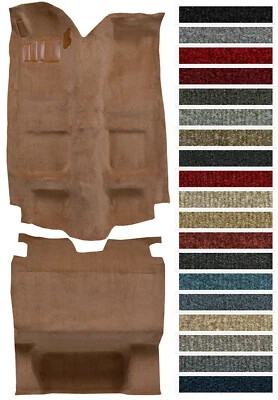 ¡Nuevo! Juego de alfombras moldeadas delanteras y traseras Chevy Camaro 1985-1992 con acolchado elige el color Foto 1 de 4