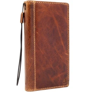 Funda de Cuero Genuino para Apple iPhone 8 Plus Funda Cartera Hecha a Mano Inalámbrica Jafo - Imagen 1 de 6