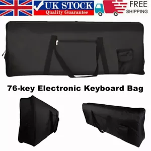 More details for 76 key keyboard electric piano padded case gig bag big case waterproof black