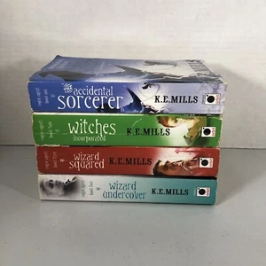 Rogue Agent Series 4 Book Lot K. E. Mills Wizard Witches Sorcerer - Imagen 1 de 8