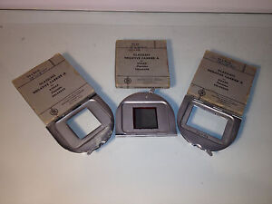 Kodak Glassless Negative Carrier - A (2 1/4" x 3 1/4")(Three Carriers)