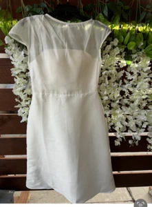 Women's Dolce Viva white Midi dress M NWT - Picture 1 of 6