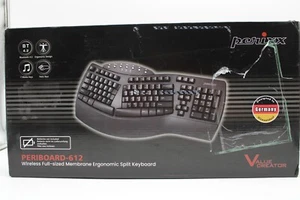 Periboard-612B Wireless Ergonomic Split Keyboard with Dual Mode 2.4G and Blue... - Picture 1 of 10