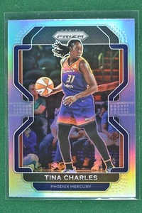 TINA CHARLES 2022 Panini Prizm WNBA Silver Holo Phoenix Mercury #106 - Picture 1 of 2