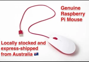 Official Genuine Raspberry Pi Mouse - Express-Shipped from Australia - Picture 1 of 1