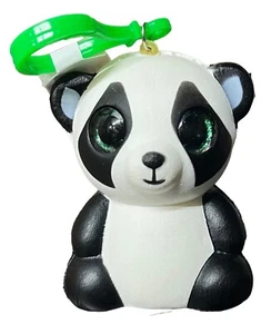 Panda Squeeze Toy Bug Eyes Stress Ball Key Chain Funny Sensory Relief 3 Inch - Picture 1 of 3