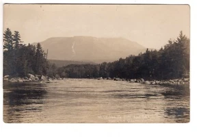 Mount Katahdin, Maine As Seen From Abol Falls Real Photo @ 1915-20 - Picture 1 of 2