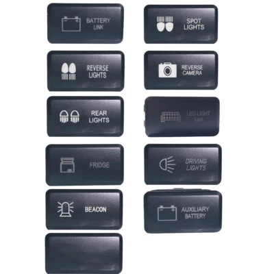 LED Car Control Switch Button For Toyota FJ Cruiser Fortuner Prado Land Cruiser - image 1 of 4