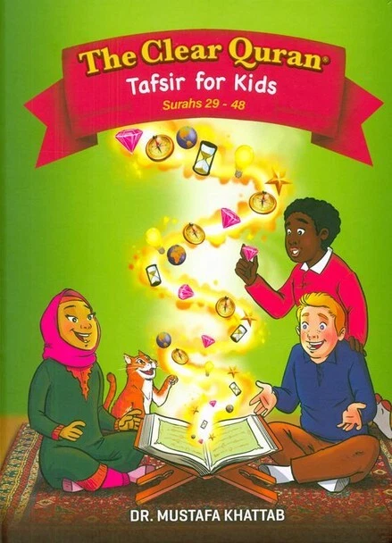 The Clear Quran Tafsir for Kids Surahs ( 29_48 ) with Arabic Text Hardcover - Image 1 of 4