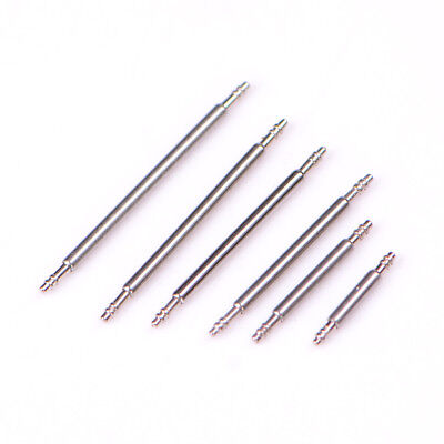 10pcs Stainless Steel Watch Band Spring Bars Strap Link Pins 8-22mm Repaifw • 0.98€