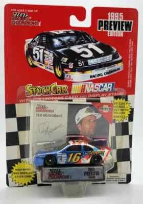 1995 preview NASCAR #16 Ted Musgrave family channel racing champions 1/64 scale - Image 1 of 4