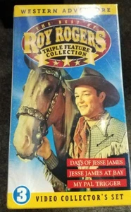 Roy Rogers Best of Triple Feature Collection VHS Movies Box Set BRAND NEW - Picture 1 of 3