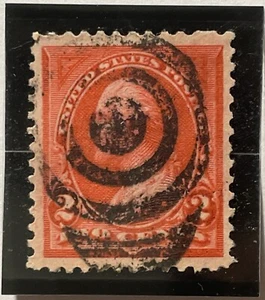 1895 US Washington 2c Stamp - Type I - Double Transfer | Sc #265 | Used VF-XF - Picture 1 of 8