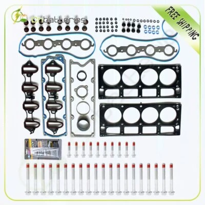 Juego de juntas de culata y pernos "U" para Chevrolet Silverado 1500/2500HD 2004-07 6,0 L Foto 1 de 4