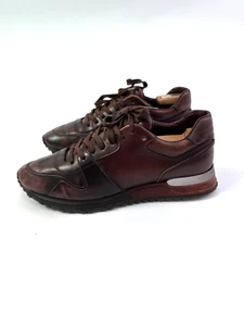 Louis Vuitton Tan Leather Low Top Sneakers Size 5.5 UK - Picture 1 of 9
