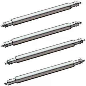 4 barras de resorte de acero inoxidable Eichmüller de 12 mm 1,3 mm Ø para relojes pulseras - Imagen 1 de 2