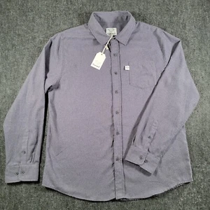 Diamond Supply Company Flannel Shirt Men XL Casual Dress Designer Streetwear 622 - Picture 1 of 18