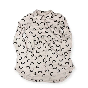 Camisa Estampada Colección Tea Niñas 4 Beige Negro Molto Macarrones Peter Pan - Imagen 1 de 10