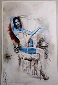 Mystique Mutant And Proud Signed Print Natali Sanders   w/coa 11"x17" - Picture 1 of 2