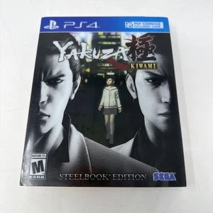 Yakuza Kiwami - Steelbook Edition (Sony PlayStation 4, 2017) - CIB Flawless Disc - Picture 1 of 8