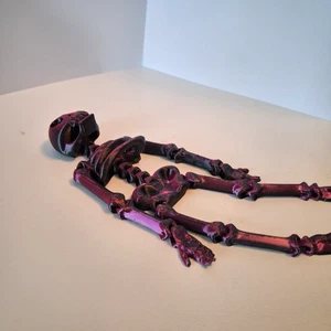 Skeleton Iridescent Color 3D Movable Poseable color changing - Picture 1 of 8