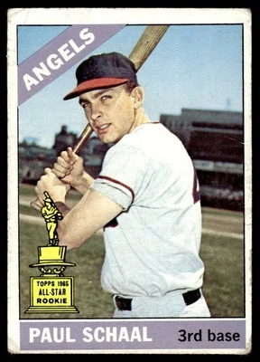 1966 Topps Paul Schaal California Angels #376 Foto 1 de 2