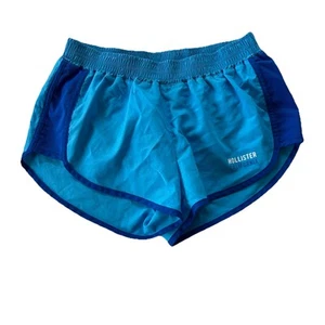 Hollister Women's Shorts XS Blue 100% Polyester Running Athletic Swimwear - Picture 1 of 7