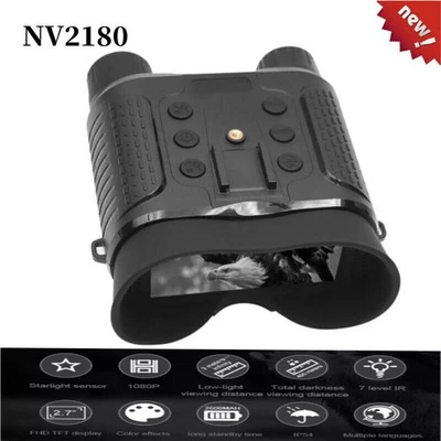 NV2180 Infrared Night Vision Camcorder Binoculars 3.2 "Screen  Viewer +32GB Card - Image 1 of 4