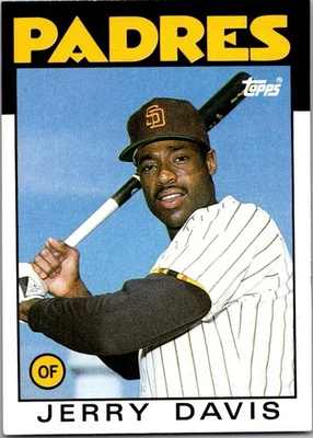 Jerry Davis 1986 Topps #323 San Diego Padres - Image 1 of 2