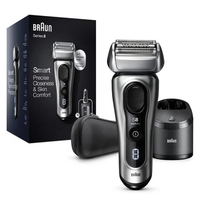 Braun Electric Razor for Men, Series 8 8457cc Foil Shaver with...  - Image 1 of 4