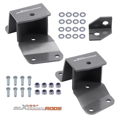 Kit de descenso 2" eje trasero colgadores de caída para Chevrolet Silverado GMC Sierra C1500 Foto 1 de 4
