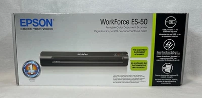 Epson ES-50 WorkForce Portable Document Scanner - Black - Image 1 of 2