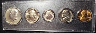 1966 JUEGO ESPECIAL COMO NUEVO (SMS), JUEGO DE PRUEBA NO OFICIAL PARA 1966, 40% PLATA Foto 1 de 4