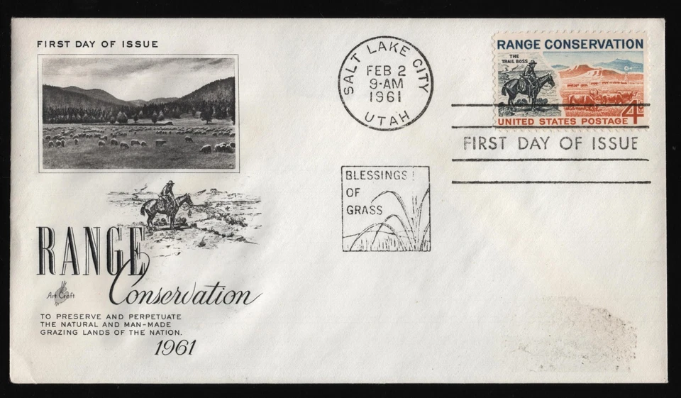 #1176 4c Range Conservation, Art Craft FDC **ANY 5=FREE SHIPPING** - Image 1 of 1