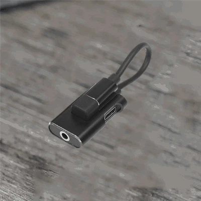  2 in 1 Typ-C bis 3,5 mm Kopfhörer-Aux-Aux-Audio-Kabel-Adapter-Ladekonverter für - Bild 1 von 4