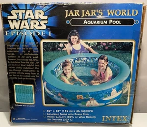 NOS VTG Star Wars Episode 1 Jar Jar’s World Aquarium Pool Intex Spray Pool NEU - Bild 1 von 4
