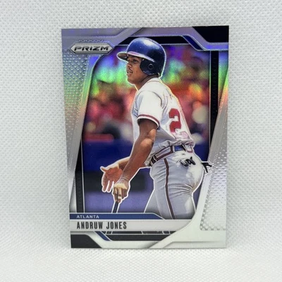 2025 Panini Prizm SILVER Andruw Jones #187 Non Auto Atlanta Braves Mint - Image 1 of 2
