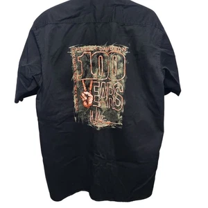 Camicia Harley Davidson 2003 Daytona Bike Week 100 anni staff bottoni Willie G - Foto 1 di 9