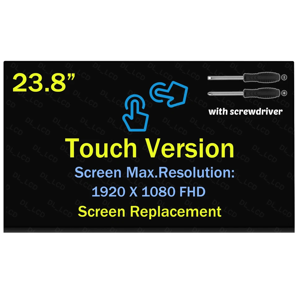 23.8" for HP 24-CB1124 LCD Touch All-in-One Screen Display Panel FHD 1920x1080 - Bild 1 von 3