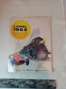 Lionel Train - 1963 Original 54 Page Catalog O27 Super O HO Slot Cars See Pics - Picture 1 of 23