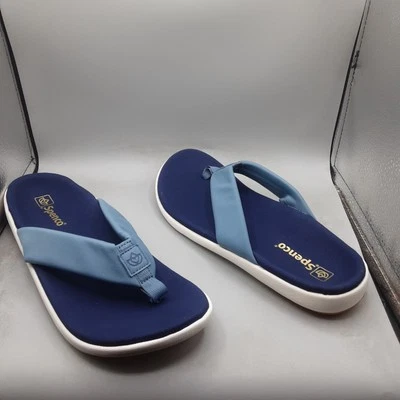 Chanclas de verano para mujer Spenco Victoria 12B azul A23 Foto 1 de 4