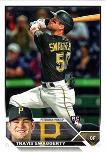 Travis Swaggerty 2023 Topps Baseball card Series One Base #67 Pittsburgh Pirates - Picture 1 of 2