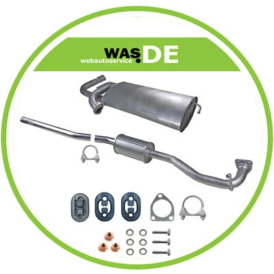 Mittelschalldämpfer + Endschalldämpfer für MITSUBISHI ASX 1.6 MIVEC ab. 2010