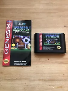 Jeopardy Sports Edition - SEGA GENESIS - Game Cart & Manual Only - Tested - Picture 1 of 4