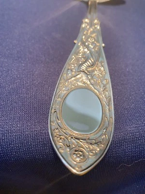 WHITING ARABESQUE STERLING SILVER SOUP/ PUNCH LADLE 10 1/2" NOT MONOGRAMMED - Image 1 of 3