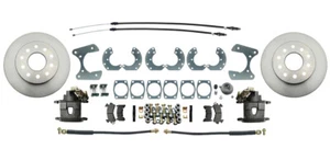 Kit de freno de disco trasero DBK9 Ford 9" con rotores estándar de freno eléctrico y estándar - Imagen 1 de 6