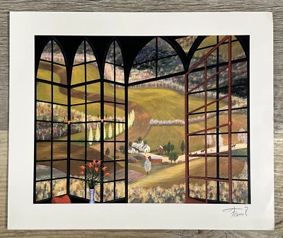 IMPRESIÓN ARTÍSTICA Fanch Ledan Rolling Hills 2003 Litografía firmada y certificación Foto 1 de 4